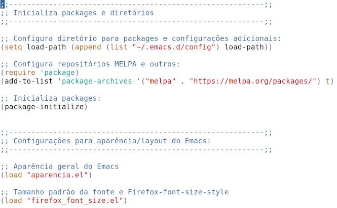 Ambiente de Desenvolvimento para Common Lisp: Emacs + SBCL + CMUCL + Quicklisp + utilitários. Parte III: Configuração do Emacs