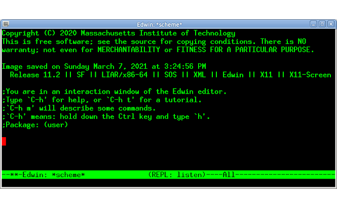 Ambiente de Desenvolvimento para Scheme. Parte II: Configuração do Edwin e do Emacs